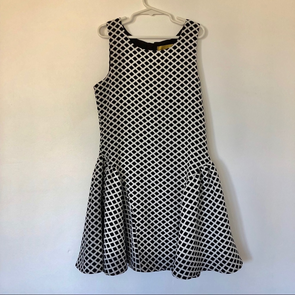 Nicole Miller Diamond Pattern Dress